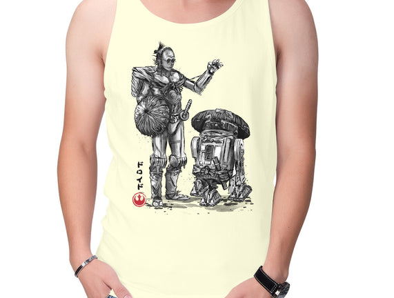 Samurai Droids Sumi-e