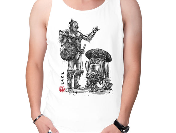 Samurai Droids Sumi-e