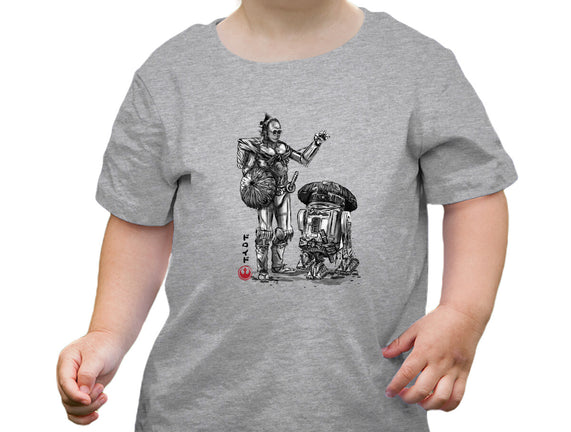 Samurai Droids Sumi-e