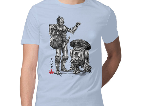 Samurai Droids Sumi-e