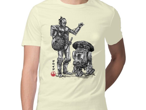 Samurai Droids Sumi-e