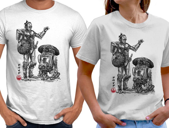Samurai Droids Sumi-e