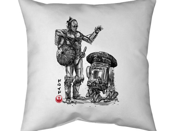 Samurai Droids Sumi-e