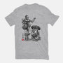 Samurai Droids Sumi-e-Mens-Basic-Tee-DrMonekers