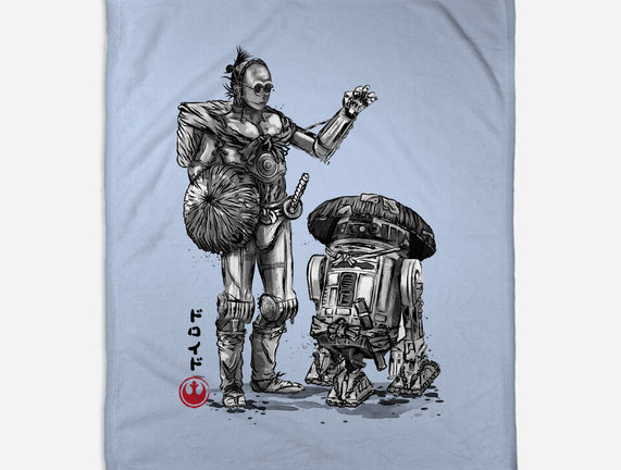Samurai Droids Sumi-e