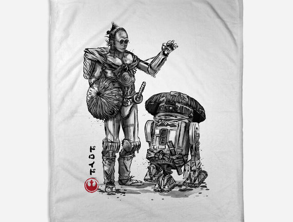 Samurai Droids Sumi-e