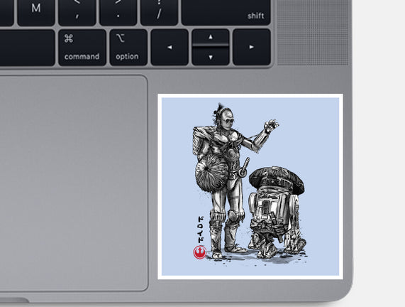 Samurai Droids Sumi-e