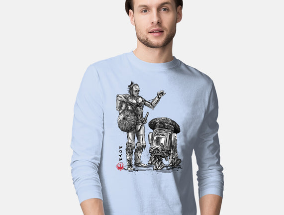Samurai Droids Sumi-e