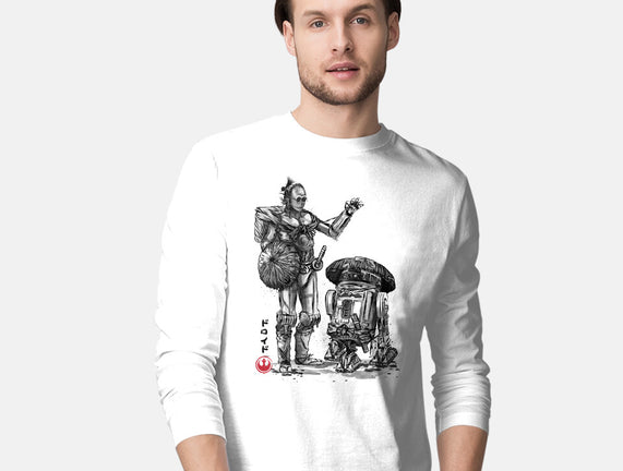 Samurai Droids Sumi-e