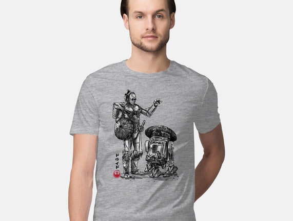 Samurai Droids Sumi-e