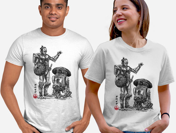 Samurai Droids Sumi-e