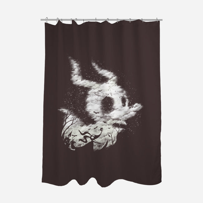 Zero Ghost Landscape-None-Polyester-Shower Curtain-dandingeroz