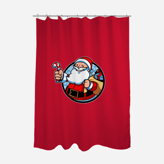 Xmas Boy-none polyester shower curtain-javiclodo