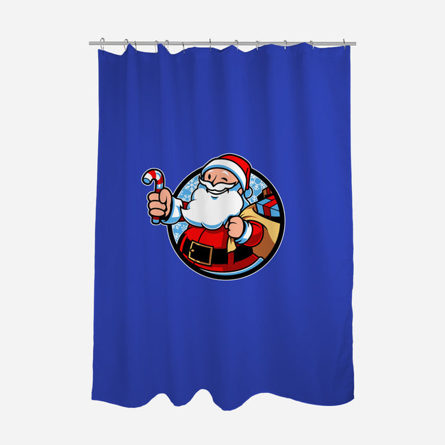 Xmas Boy-none polyester shower curtain-javiclodo