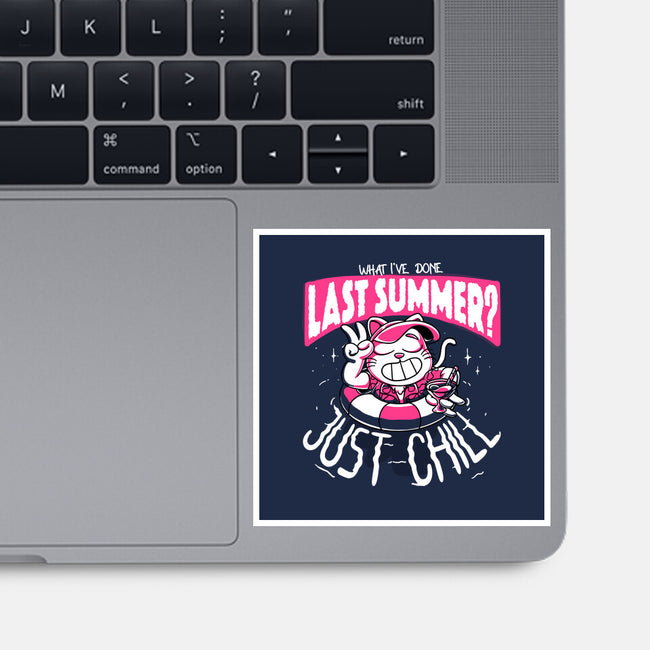 Last Summer Chill-None-Glossy-Sticker-estudiofitas