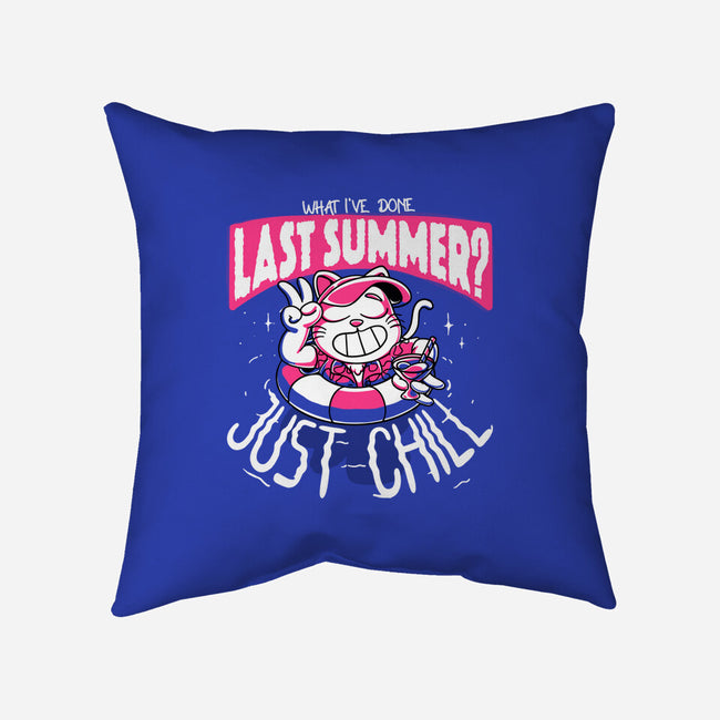Last Summer Chill-None-Removable Cover w Insert-Throw Pillow-estudiofitas