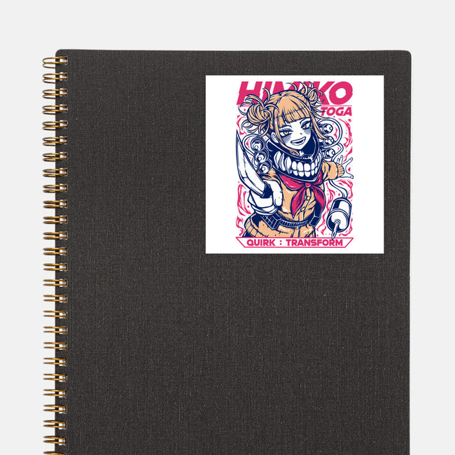 Himiko Toga-None-Glossy-Sticker-Panchi Art