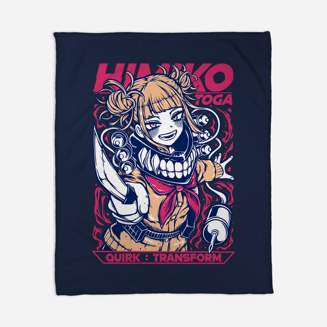 Himiko Toga-None-Fleece-Blanket-Panchi Art
