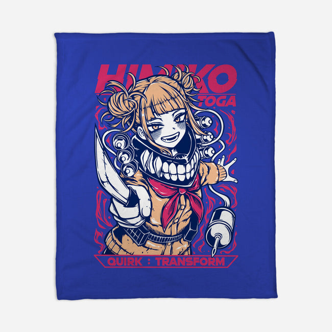 Himiko Toga-None-Fleece-Blanket-Panchi Art