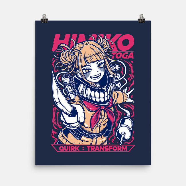 Himiko Toga-None-Matte-Poster-Panchi Art