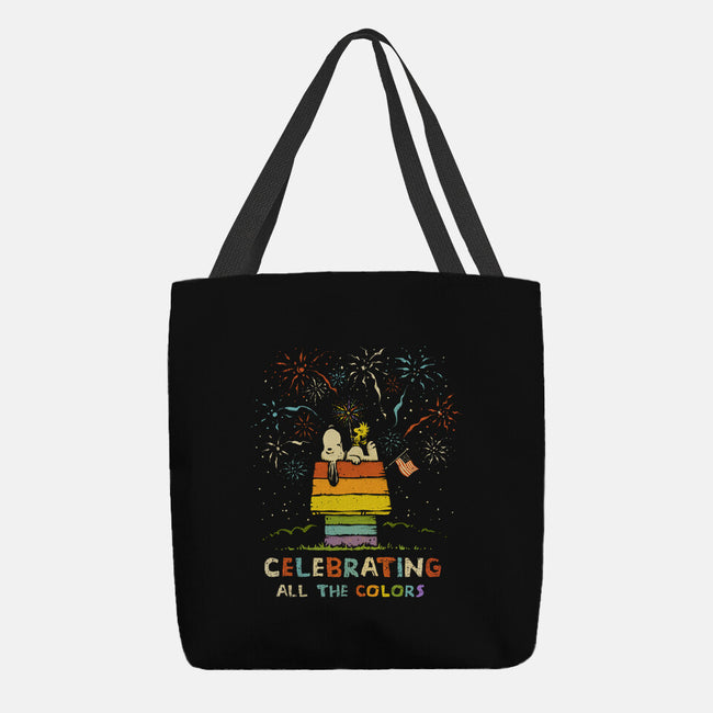 Celebrating All The Colors-None-Basic Tote-Bag-kg07