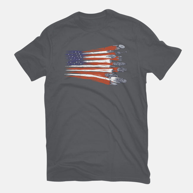 Sci-Fi Patriots-Mens-Basic-Tee-kg07