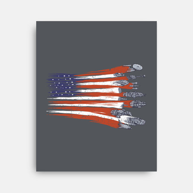 Sci-Fi Patriots-None-Stretched-Canvas-kg07