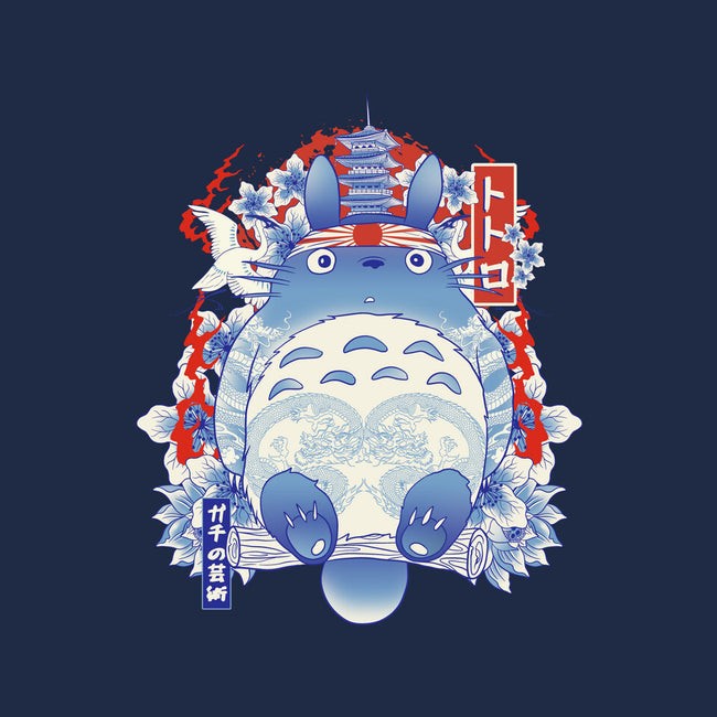 Totoro Porcelain-Unisex-Zip-Up-Sweatshirt-gaci