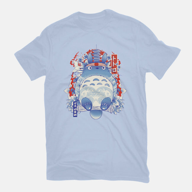 Totoro Porcelain-Unisex-Basic-Tee-gaci
