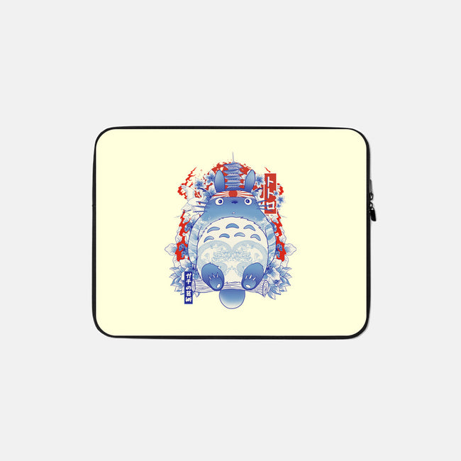 Totoro Porcelain-None-Zippered-Laptop Sleeve-gaci