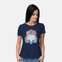 Totoro Porcelain-Womens-Basic-Tee-gaci
