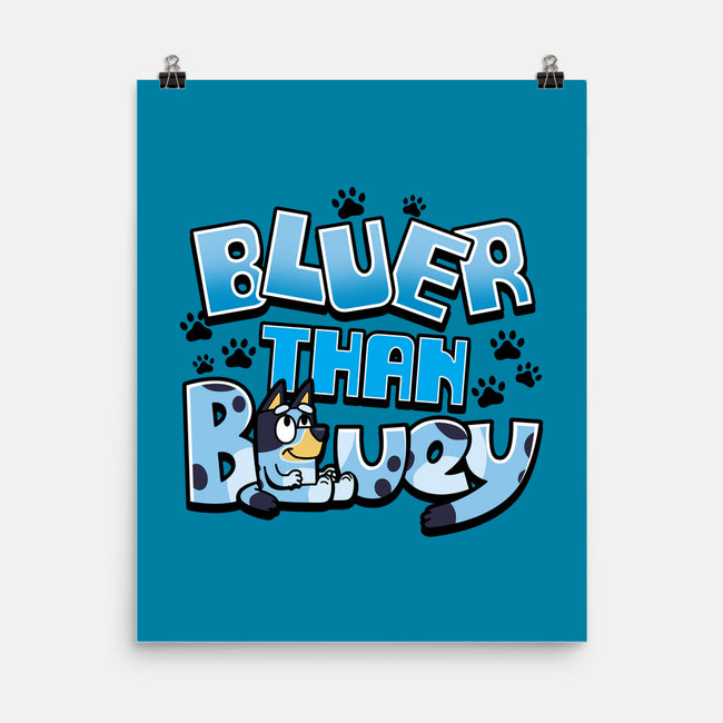 Bluer Than Blue-y-None-Matte-Poster-Boggs Nicolas