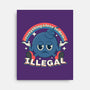 Everything I Love Is Illegal-None-Stretched-Canvas-RoboMega