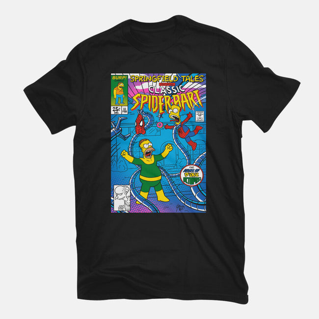 Spider-Bart Vs D'ohc Ock-Unisex-Basic-Tee-Getsousa!