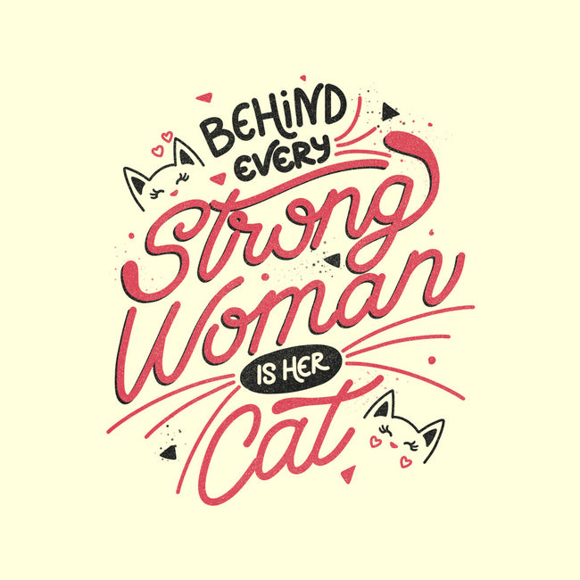 Behind Every Strong Woman-None-Zippered-Laptop Sleeve-tobefonseca