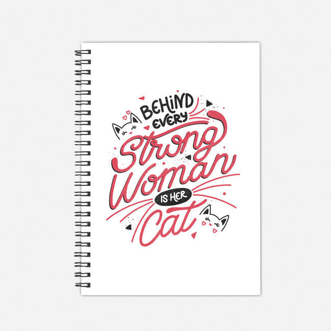 Behind Every Strong Woman-None-Dot Grid-Notebook-tobefonseca