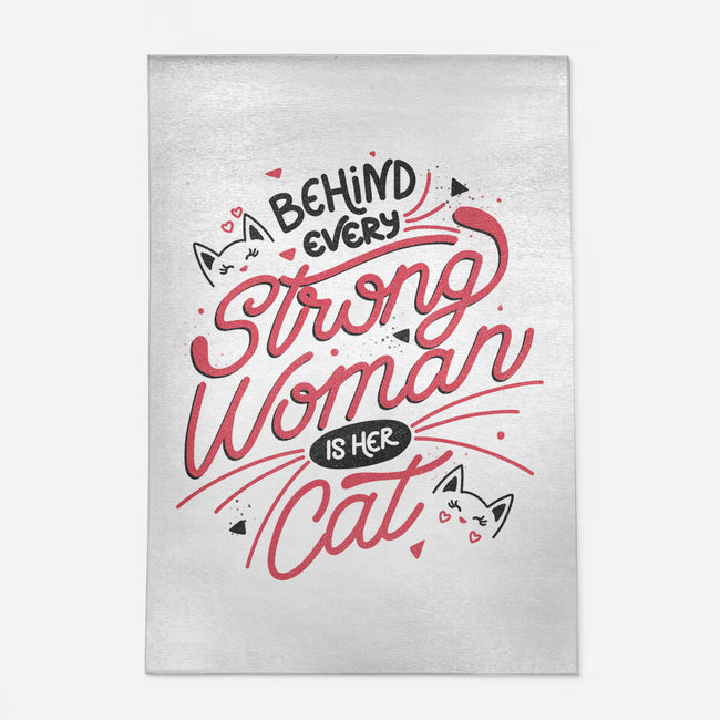 Behind Every Strong Woman-None-Indoor-Rug-tobefonseca