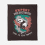 Expert Procrastinator Panda-None-Fleece-Blanket-tobefonseca