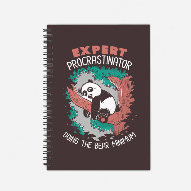 Expert Procrastinator Panda-None-Dot Grid-Notebook-tobefonseca