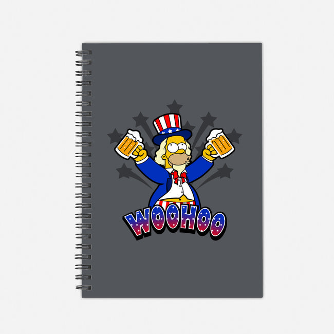 Patriotic Drinker-None-Dot Grid-Notebook-Boggs Nicolas