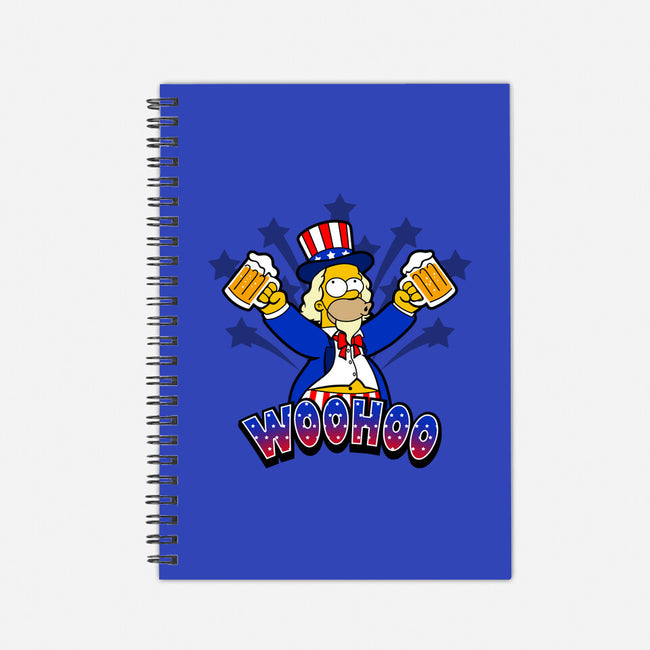 Patriotic Drinker-None-Dot Grid-Notebook-Boggs Nicolas