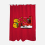 Arcade Record-None-Polyester-Shower Curtain-Raffiti