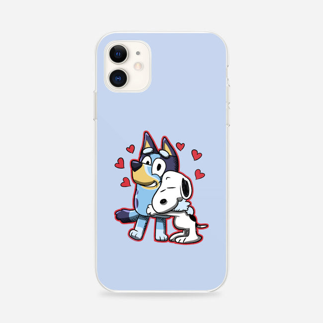 Dog Hug-iPhone-Snap-Phone Case-nickzzarto