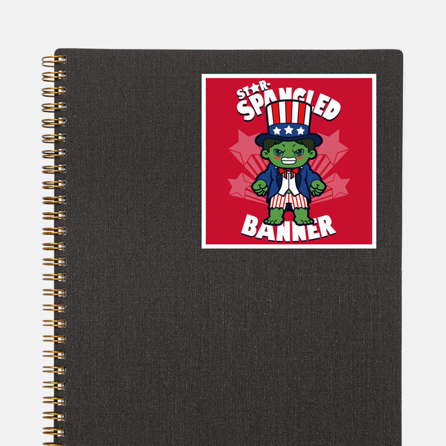 Star-Spangled Banner-None-Glossy-Sticker-Boggs Nicolas