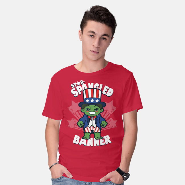 Star-Spangled Banner-Mens-Basic-Tee-Boggs Nicolas
