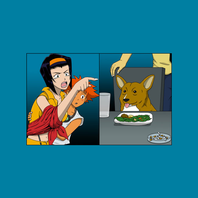 Space Cowgirl Vs Data Dog-None-Polyester-Shower Curtain-pigboom