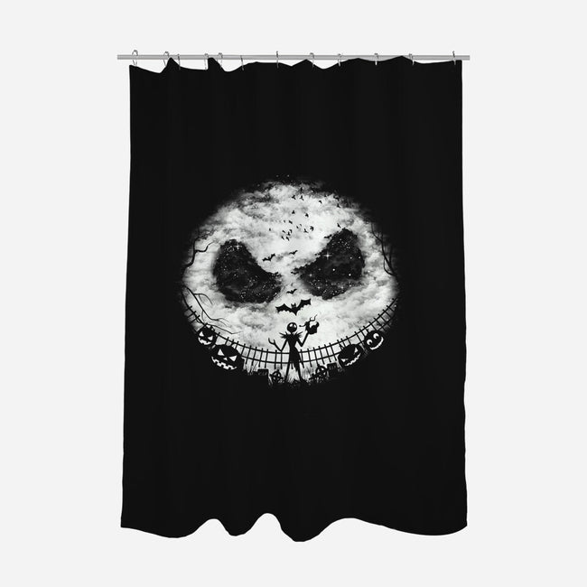 Pumpkin Landscape-None-Polyester-Shower Curtain-dandingeroz