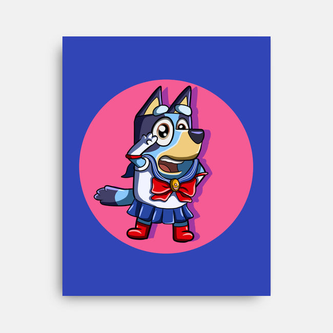 Sailor Bluey-None-Stretched-Canvas-nickzzarto
