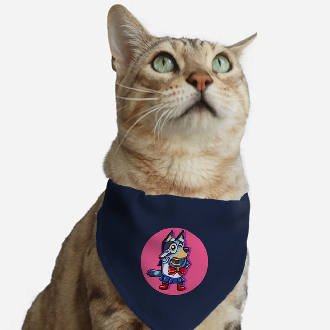 Sailor Bluey-Cat-Adjustable-Pet Collar-nickzzarto