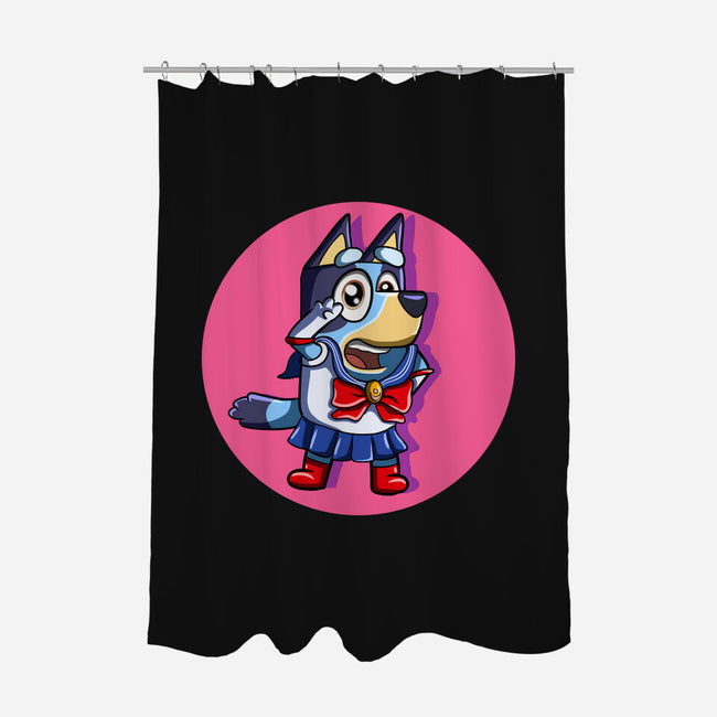 Sailor Bluey-None-Polyester-Shower Curtain-nickzzarto